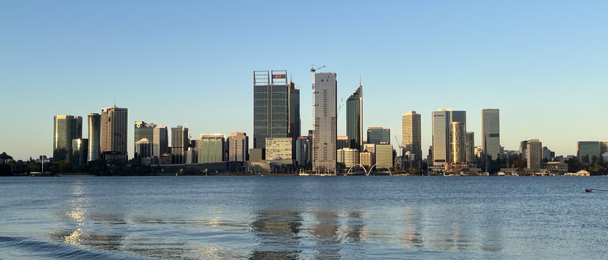 珀斯城市天际线实景照片